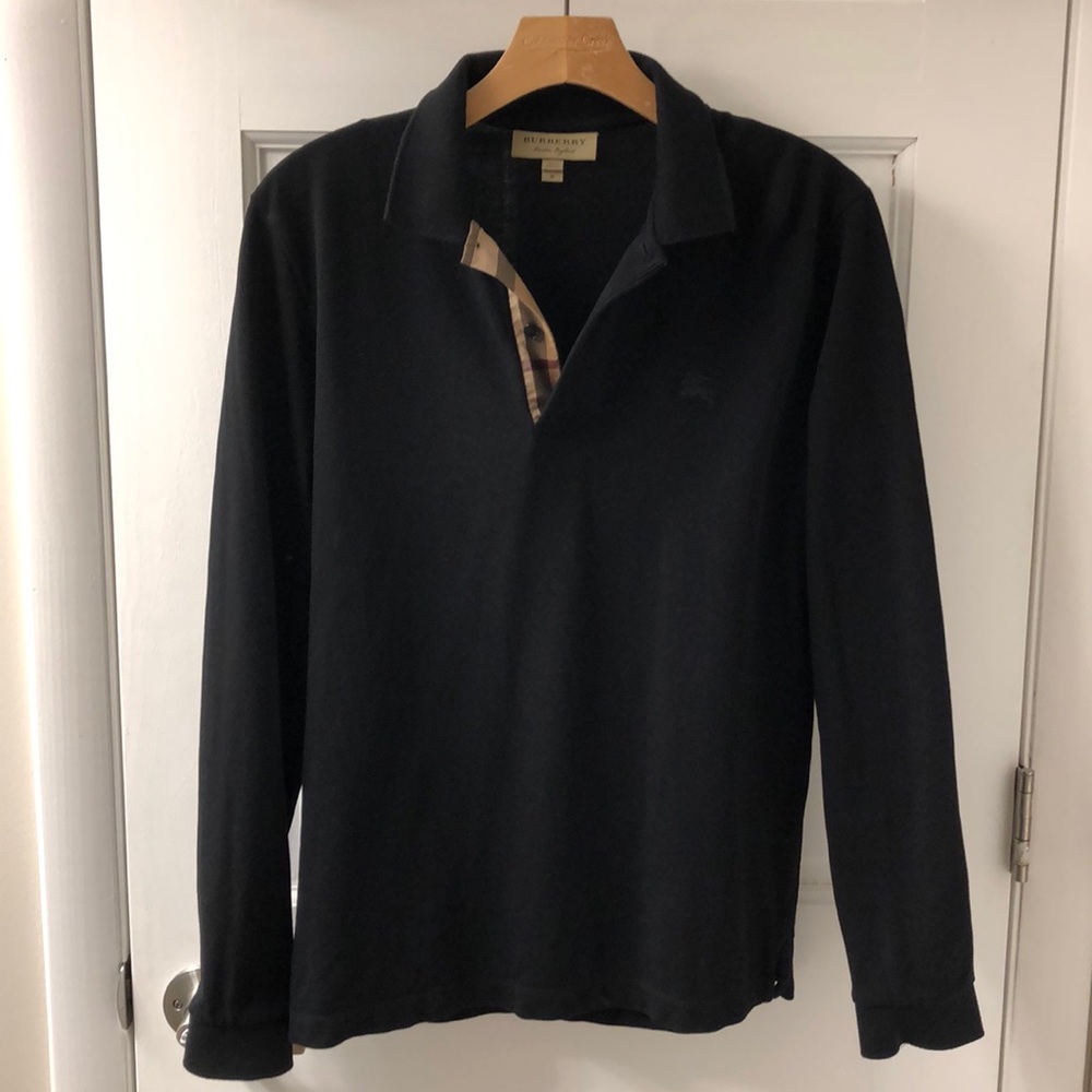 Men’s Long Sleeve Burberry Shirt